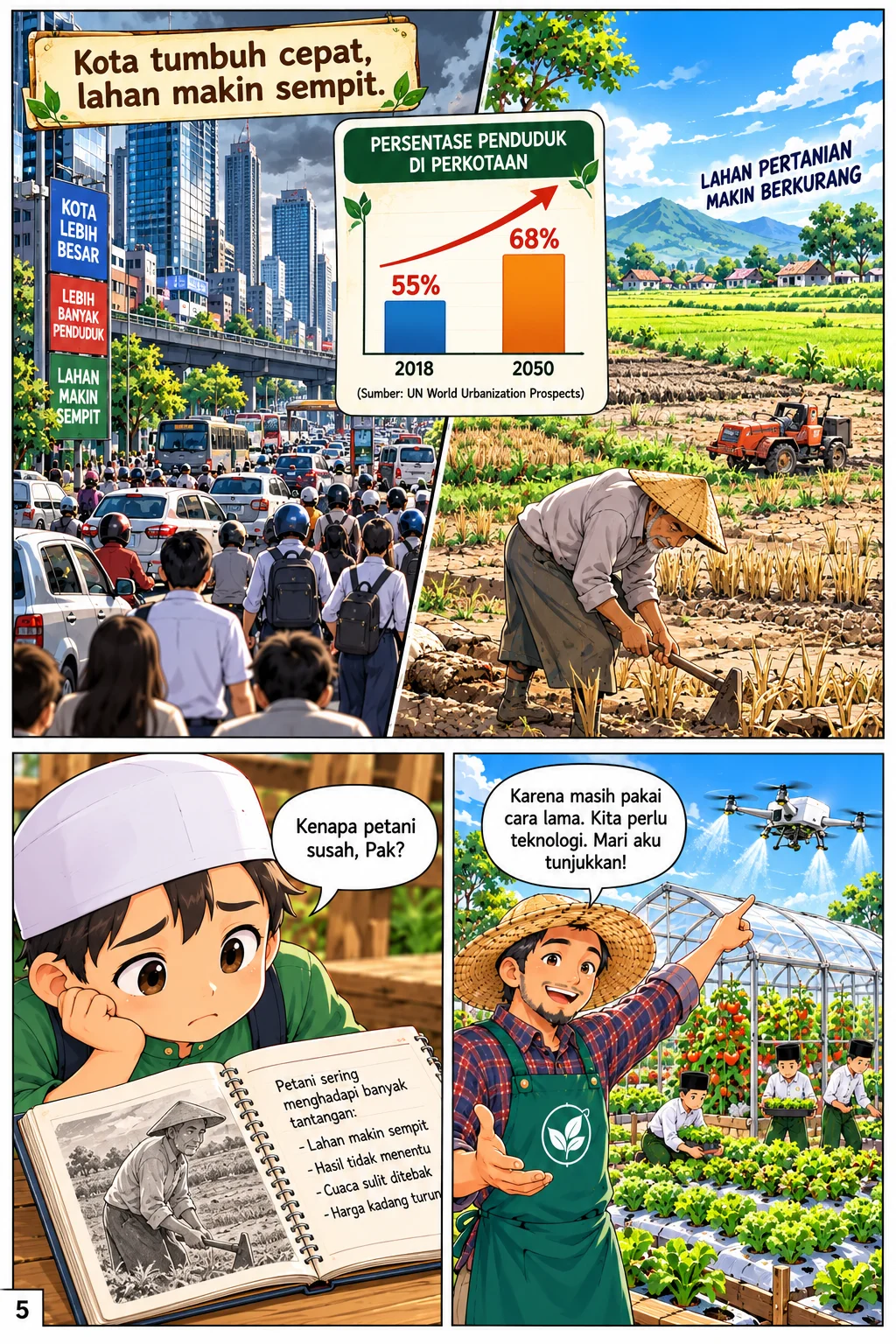 Panel 5 - Petani Muda, Pahlawan Bangsa