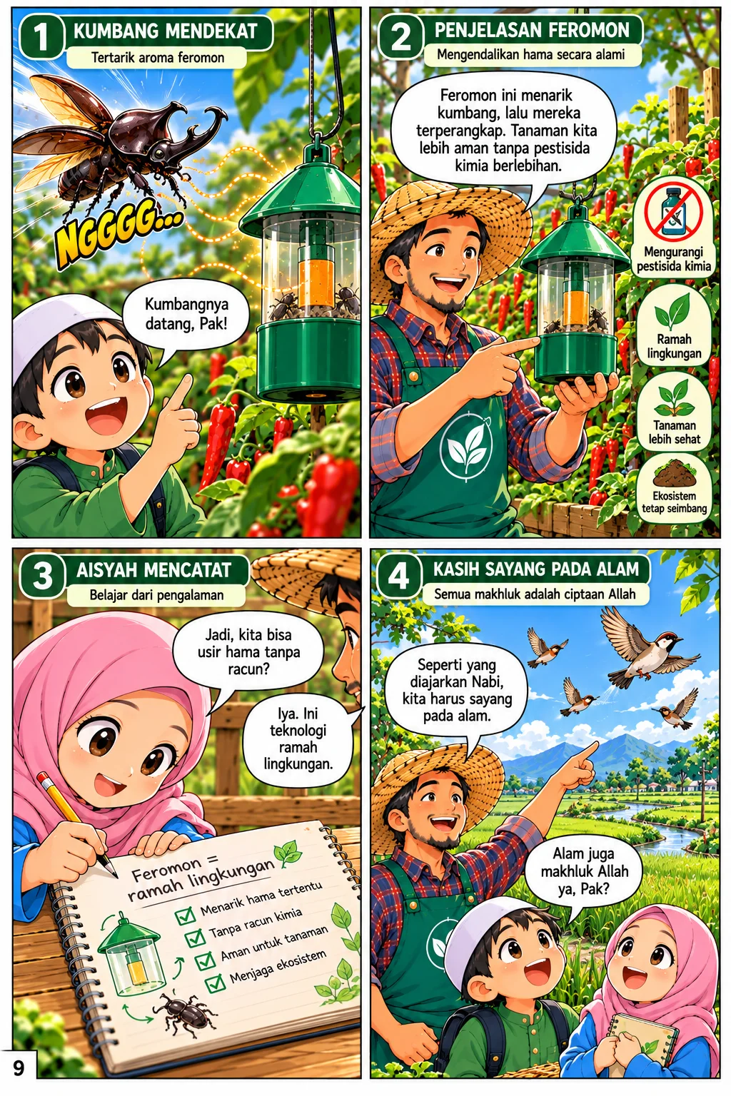 Panel 9 - Petani Muda, Pahlawan Bangsa