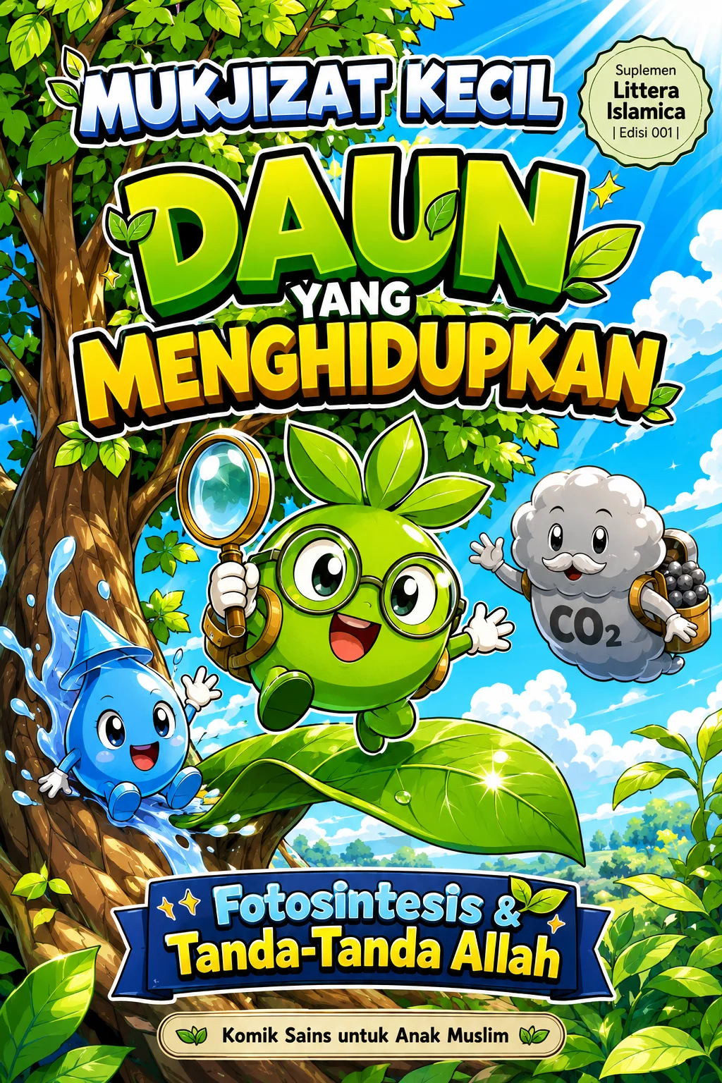 Panel 1 - Mukjizat Kecil — Daun yang Menghidupkan