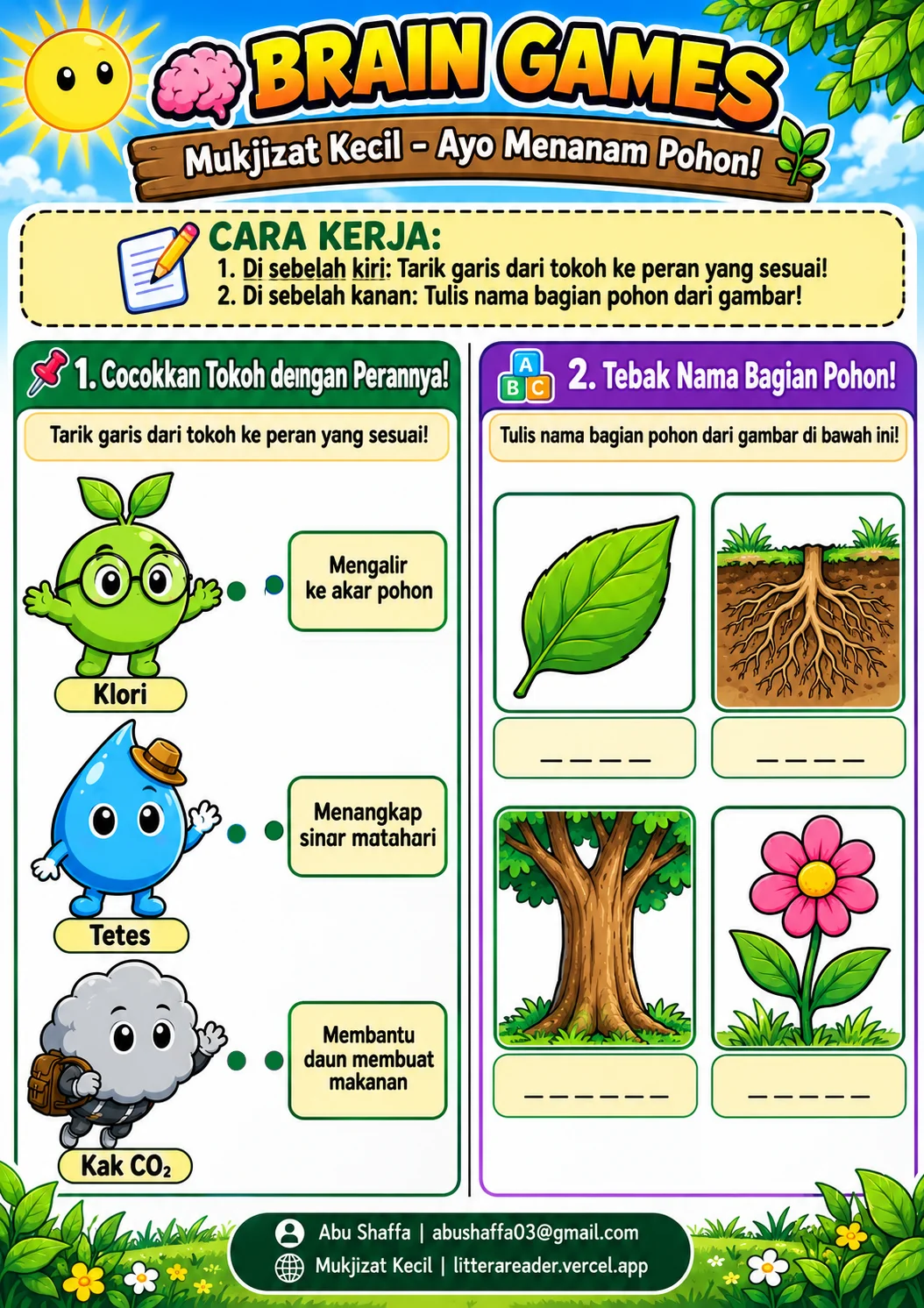 Panel 5 - Mukjizat Kecil — Ayo Menanam Pohon!