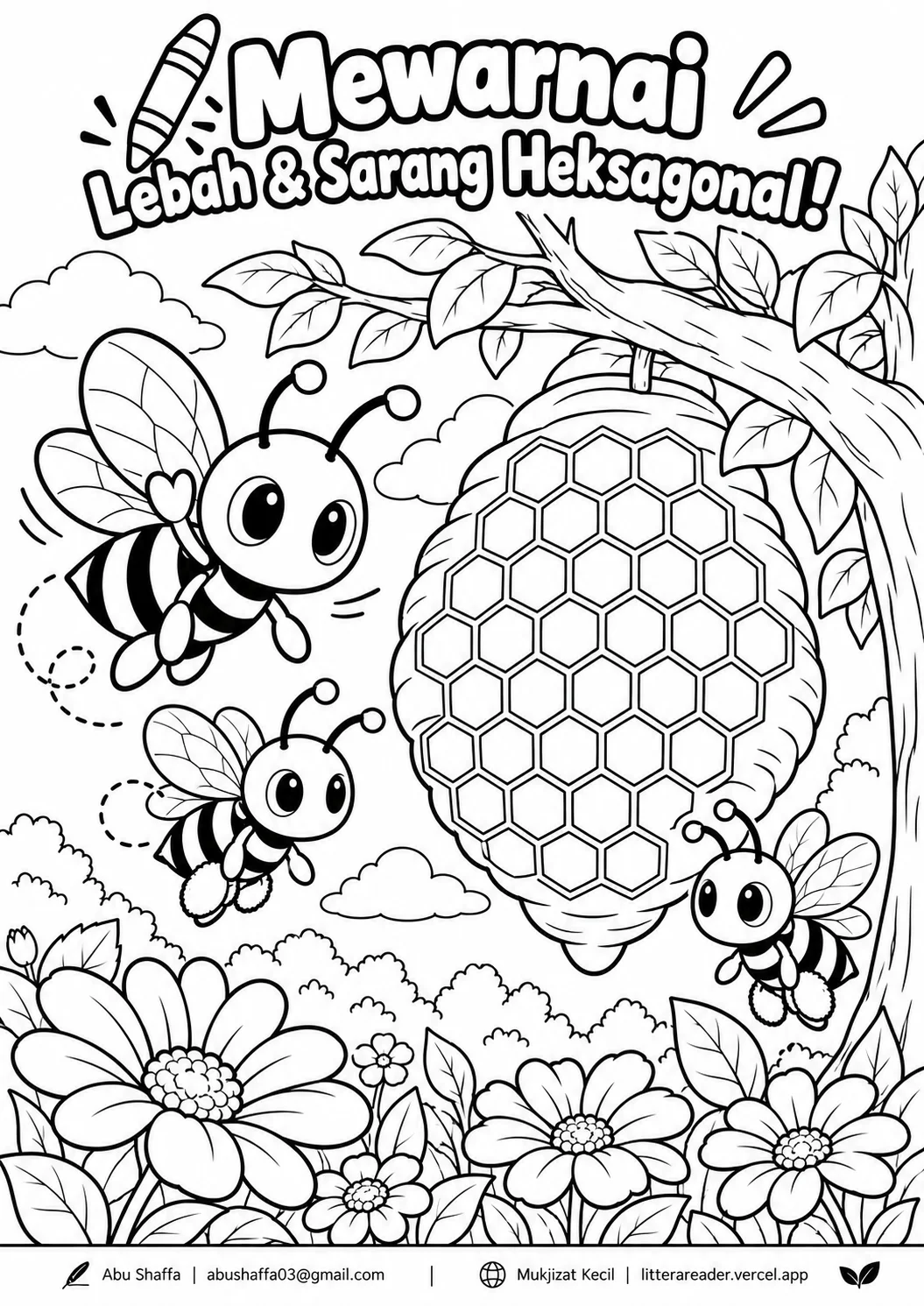 Panel 4 - Mukjizat Kecil — Lebah yang Cerdas